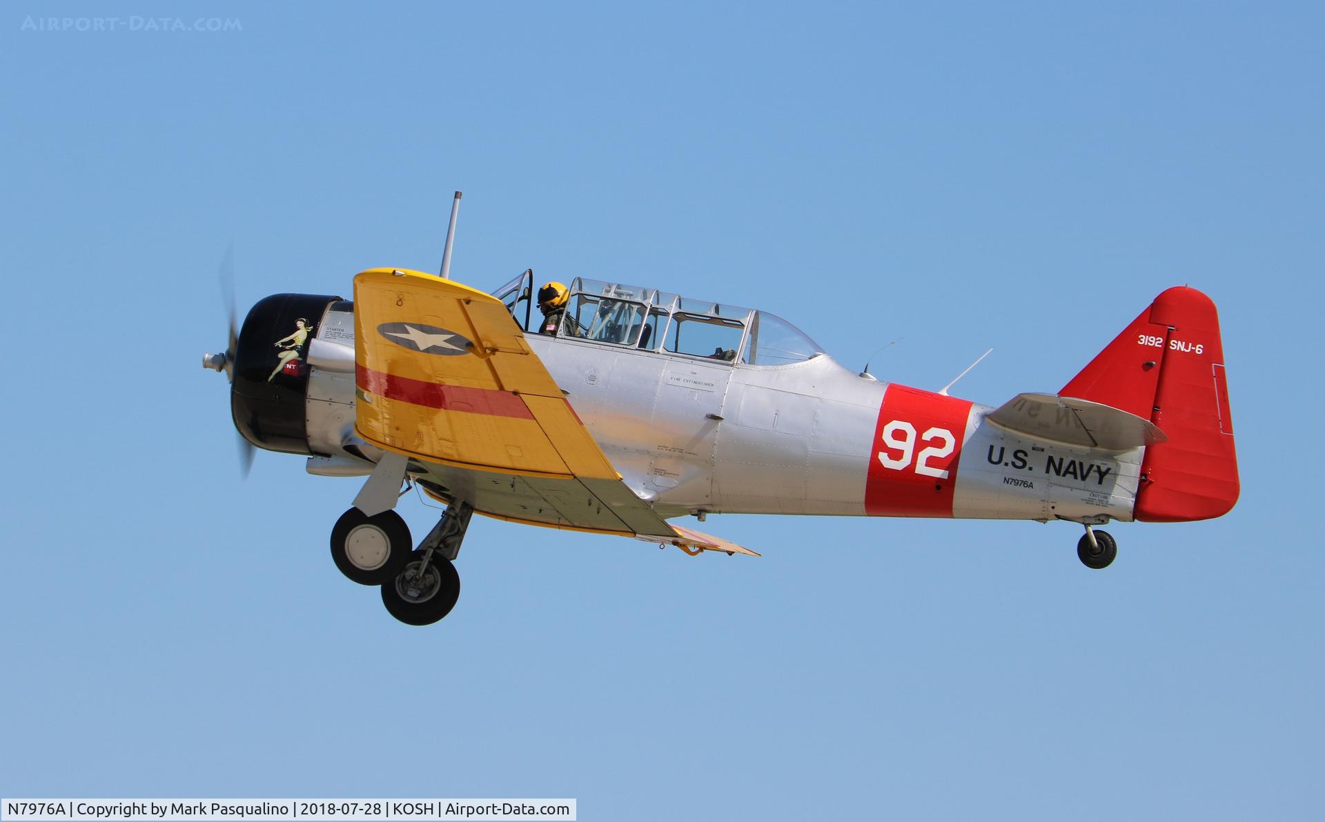 N7976A, 1959 North American AT-6F Texan C/N 121-43192, North American AT-6F