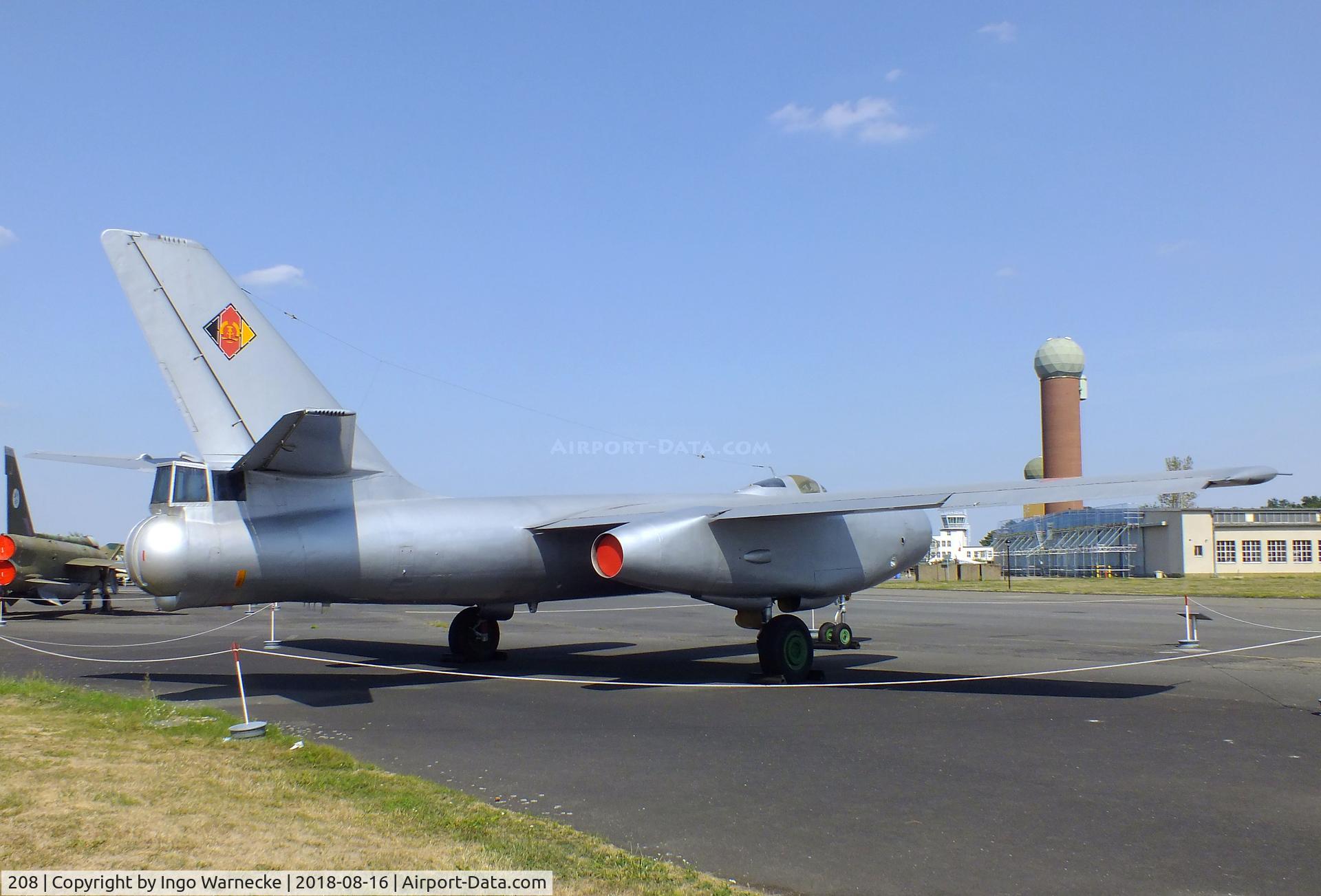 208, 1955 Ilyushin Il-28 C/N 55006448, Ilyushin Il-28 BEAGLE at the Luftwaffenmuseum (German Air Force museum), Berlin-Gatow