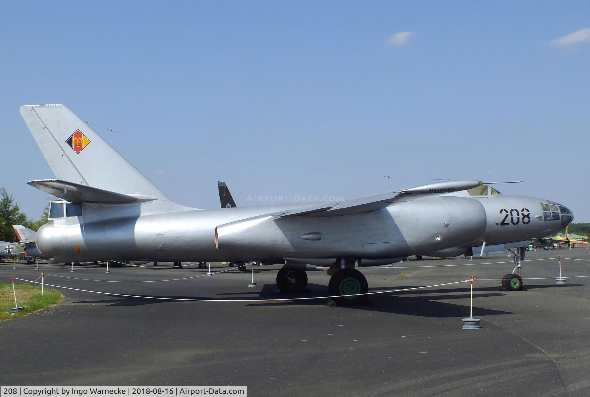208, 1955 Ilyushin Il-28 C/N 55006448, Ilyushin Il-28 BEAGLE at the Luftwaffenmuseum (German Air Force museum), Berlin-Gatow