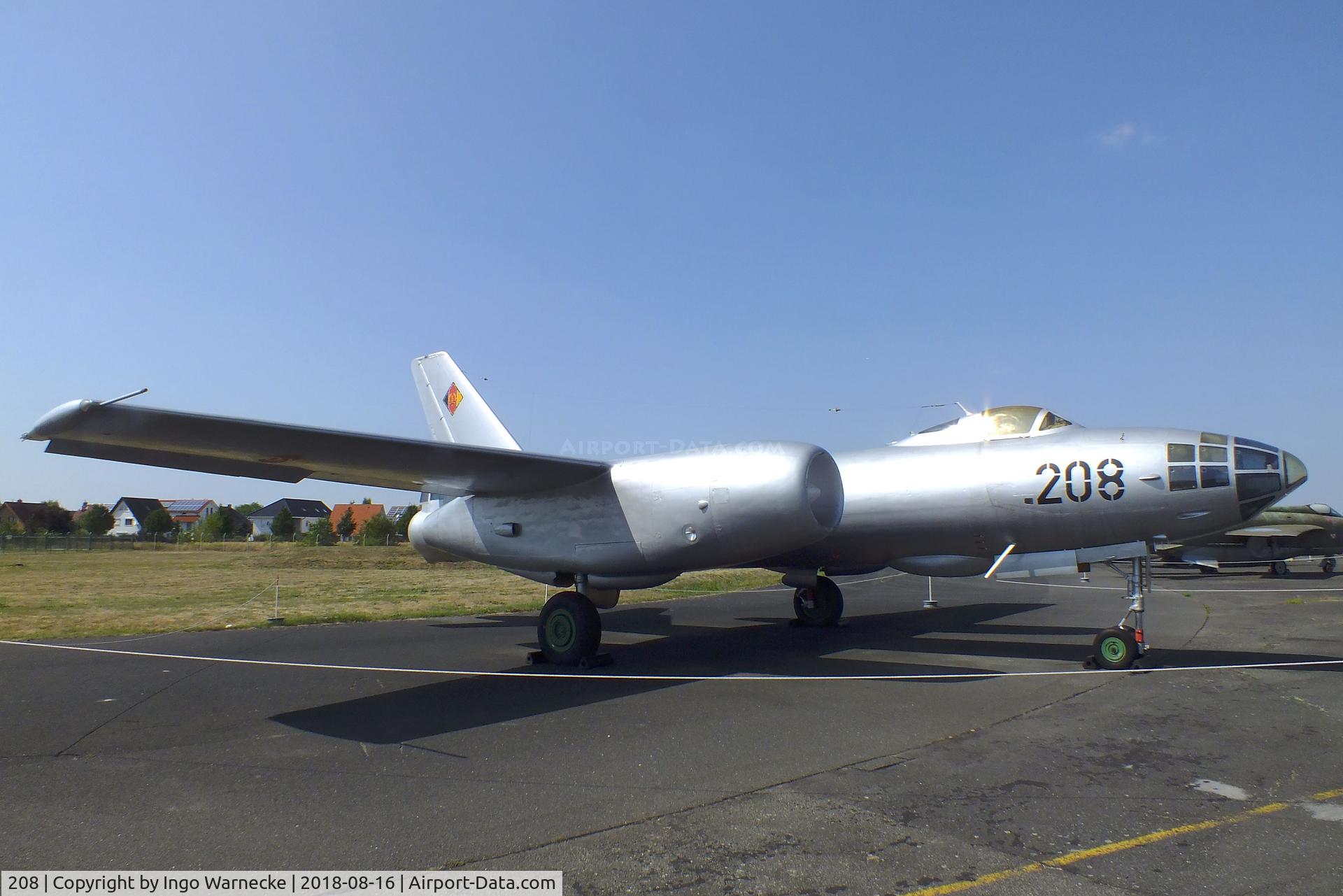 208, 1955 Ilyushin Il-28 C/N 55006448, Ilyushin Il-28 BEAGLE at the Luftwaffenmuseum (German Air Force museum), Berlin-Gatow