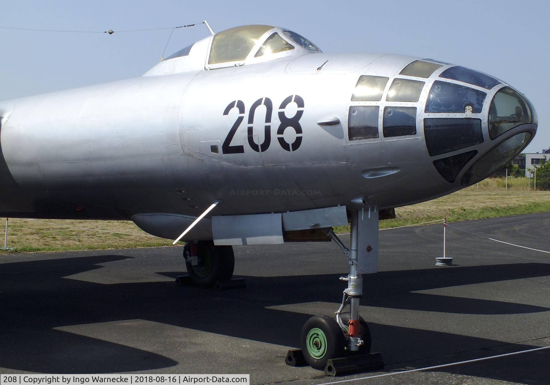208, 1955 Ilyushin Il-28 C/N 55006448, Ilyushin Il-28 BEAGLE at the Luftwaffenmuseum (German Air Force museum), Berlin-Gatow