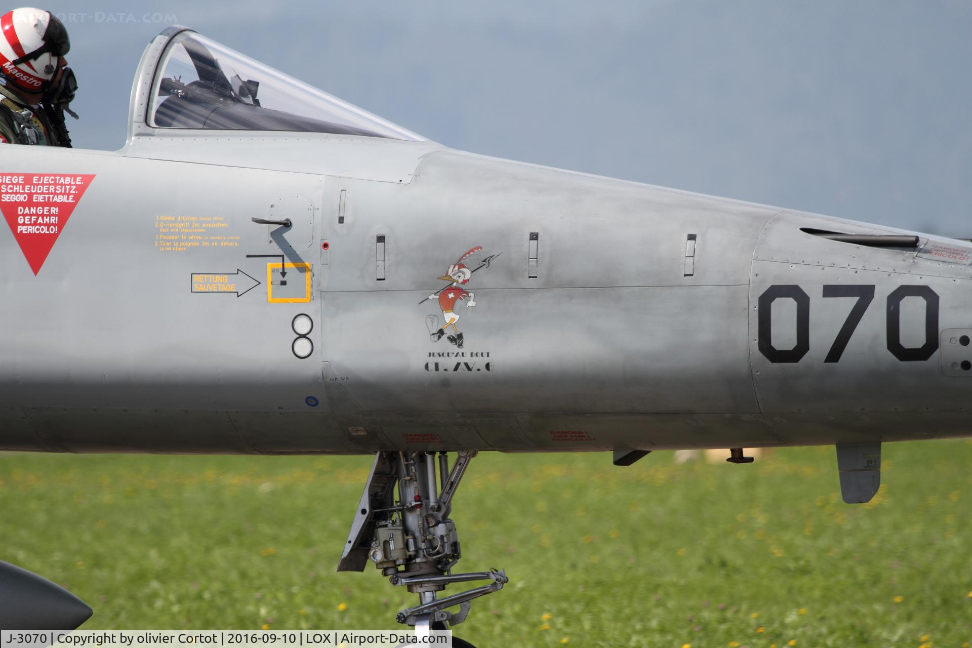 J-3070, Northrop F-5F Tiger II C/N L.1070, nose art