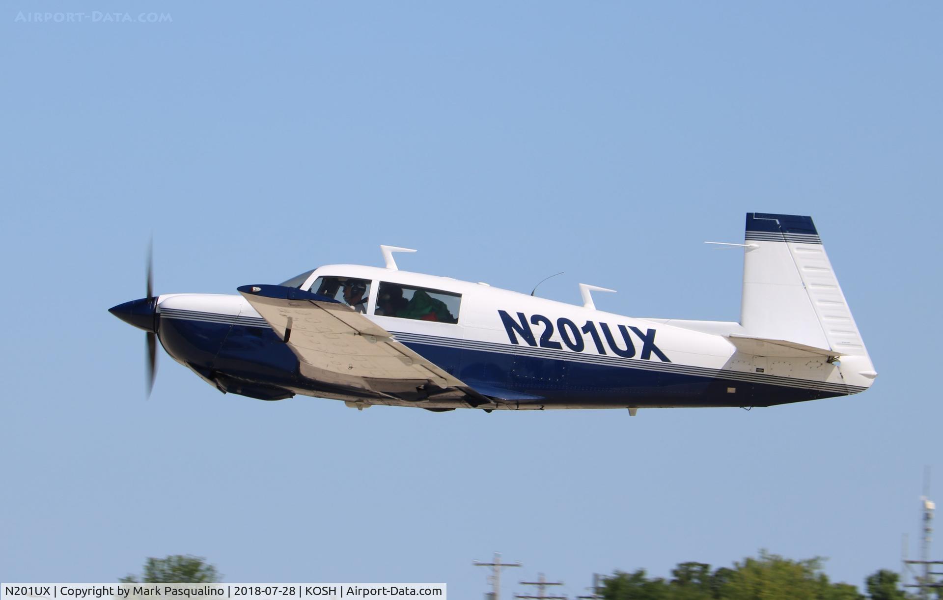 N201UX, 1977 Mooney M20J 201 C/N 24-0391, Mooney M20J