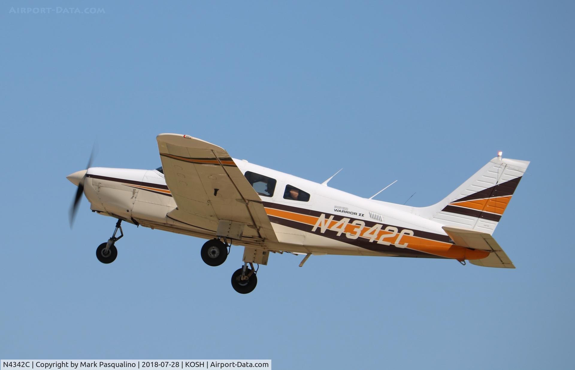 N4342C, 1984 Piper PA-28-161 Warrior II C/N 28-8416051, Piper PA-28-161