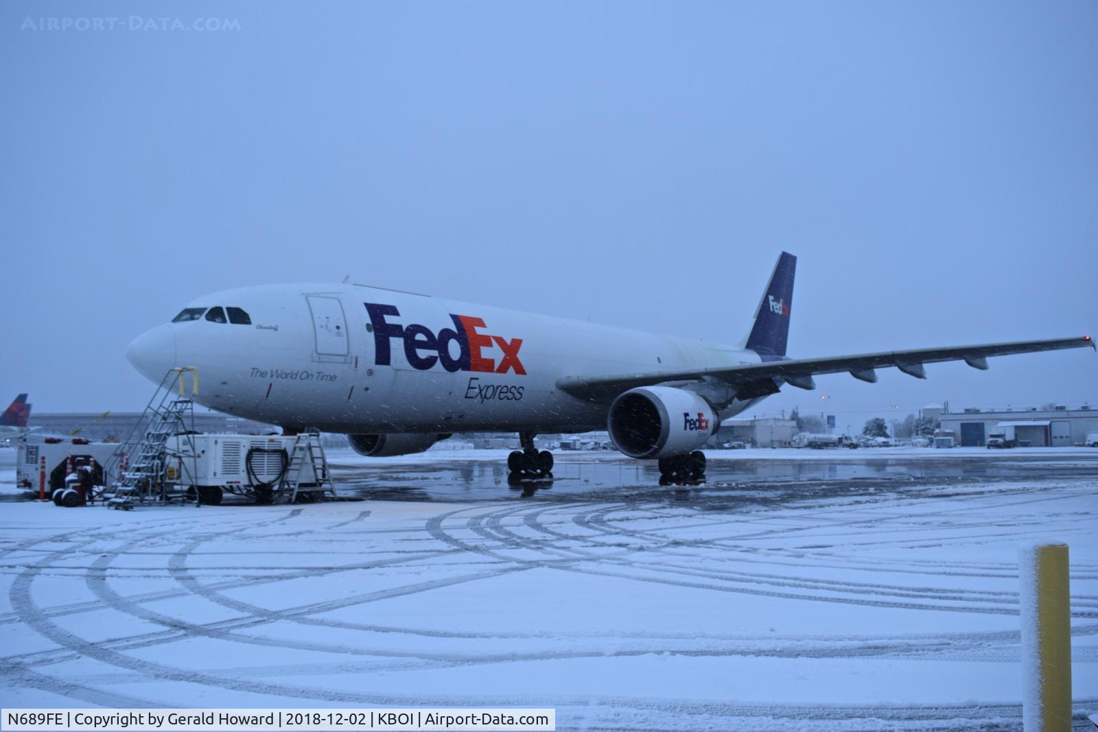 N689FE, 2007 Airbus A300F4-605R C/N 0875, Parked on the Fed Ex ramp.