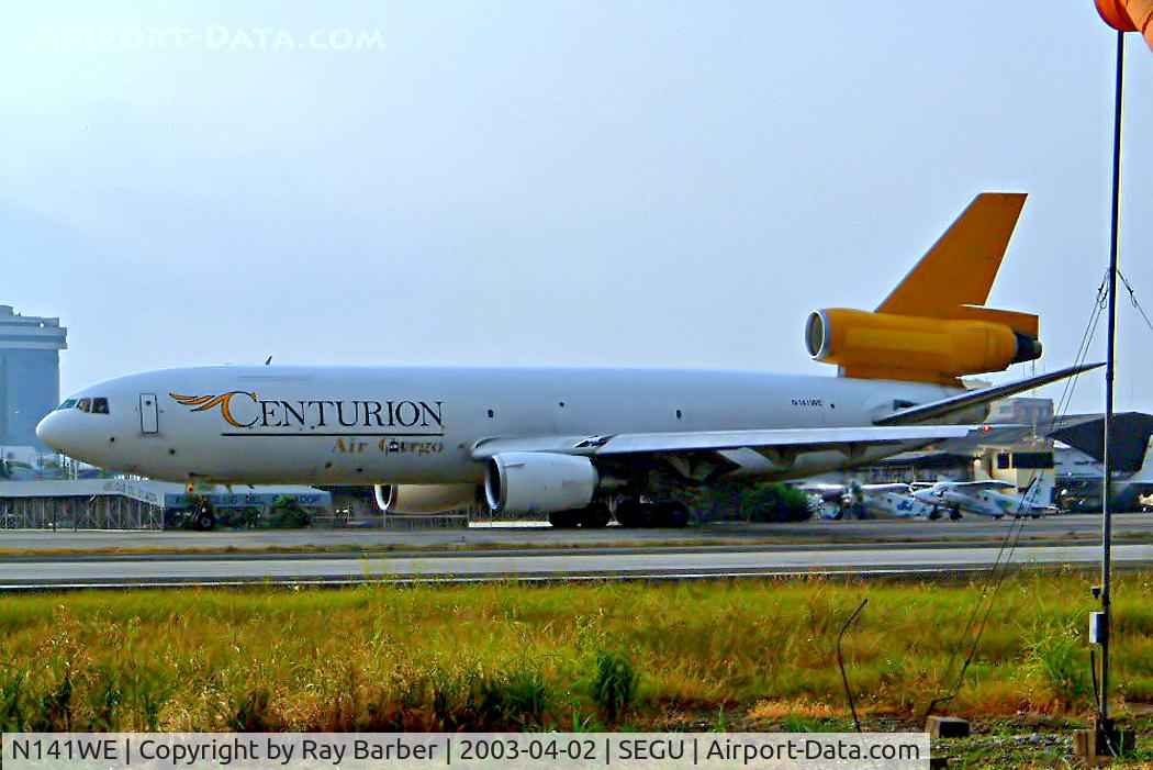 N141WE, 1976 Douglas DC-10-40F C/N 46661, N141WE   Douglas DC-10-40F [46661] (Centurion Air Cargo) Guayaquil-Simon Bolivar Int'l~HC 02/04/2003