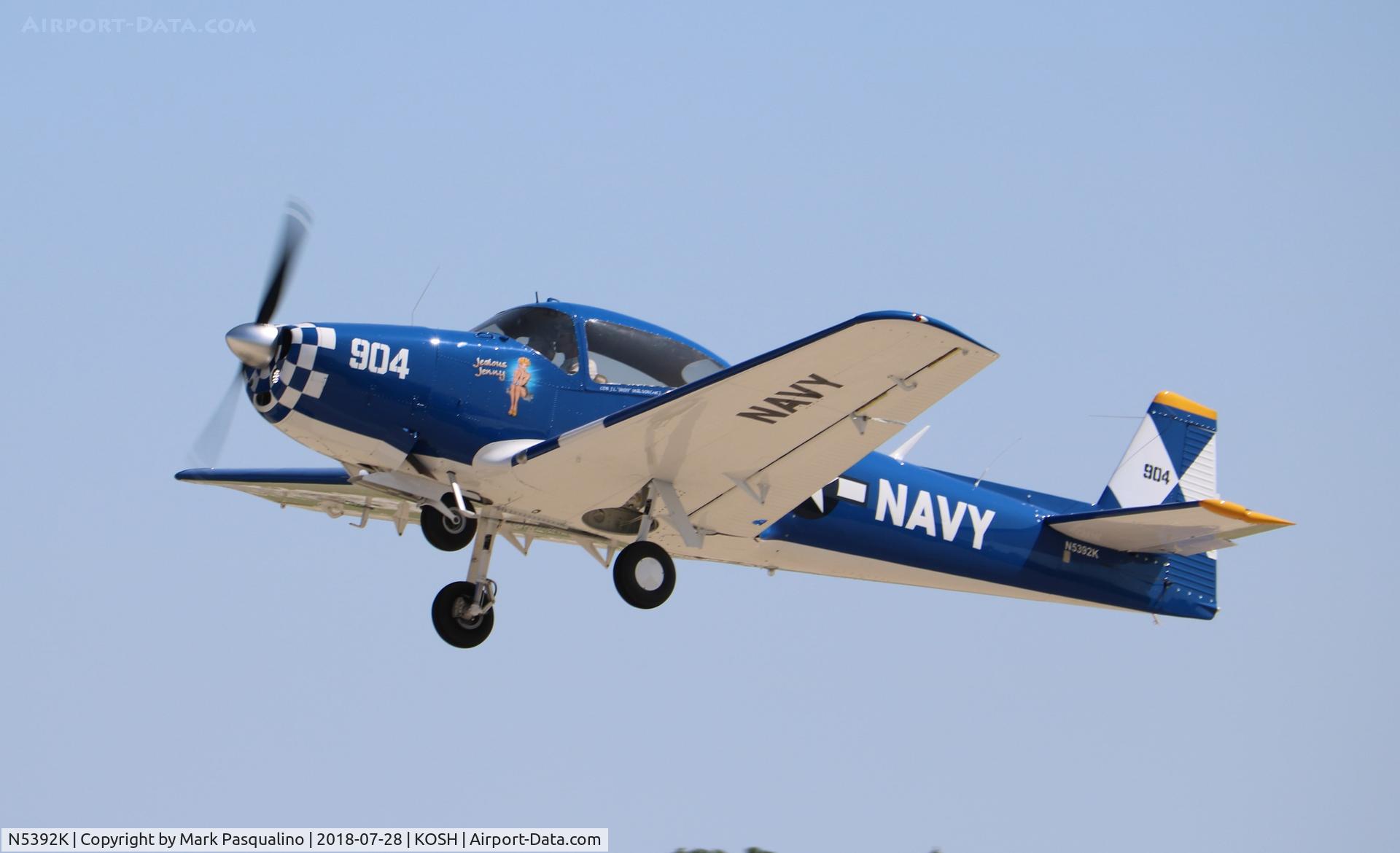 N5392K, 1951 Ryan Navion B C/N NAV-4-2292B, Navion B
