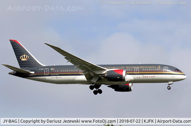 JY-BAG, 2016 Boeing 787-8 Dreamliner Dreamliner C/N 37984, Boeing 787-8 Dreamliner - Royal Jordanian Airline  C/N 37984, JY-BAG