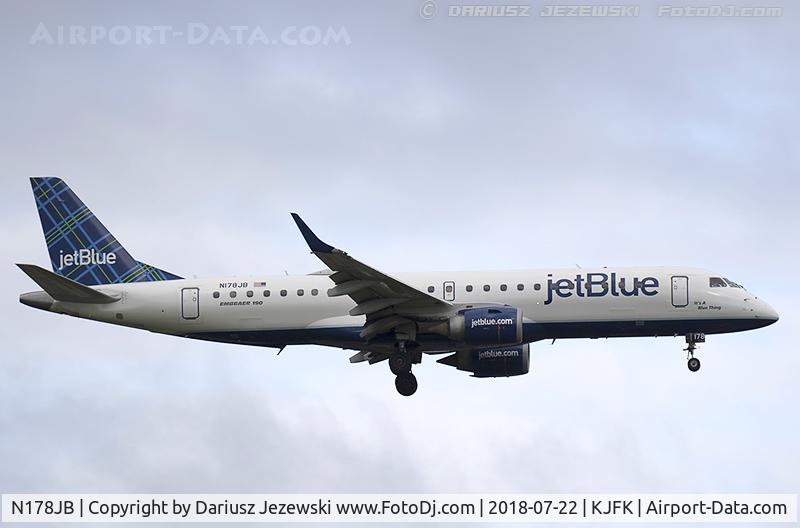 N178JB, 2005 Embraer 190AR (ERJ-190-100IGW) C/N 19000004, Embraer 190AR (ERJ-190-100IGW) 