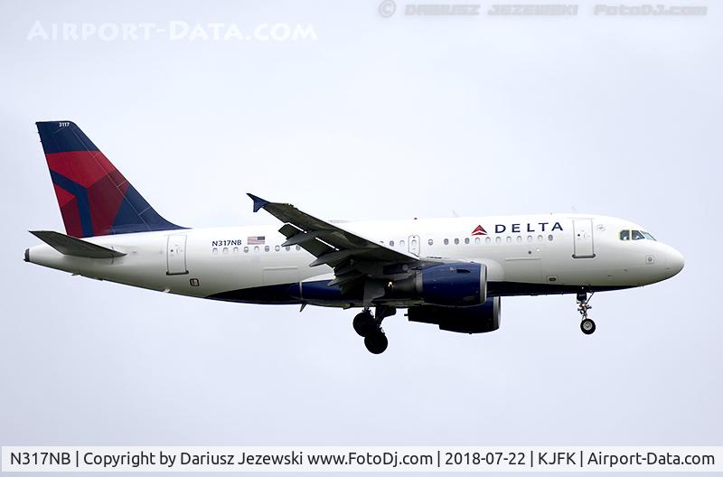 N317NB, 2000 Airbus A319-114 C/N 1324, Airbus A319-114 - Delta Air Lines  C/N 1324, N317NB