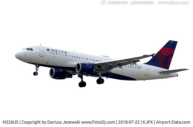 N326US, 1992 Airbus A320-211 C/N 282, Airbus A320-211 - Delta Air Lines  C/N 282, N326US