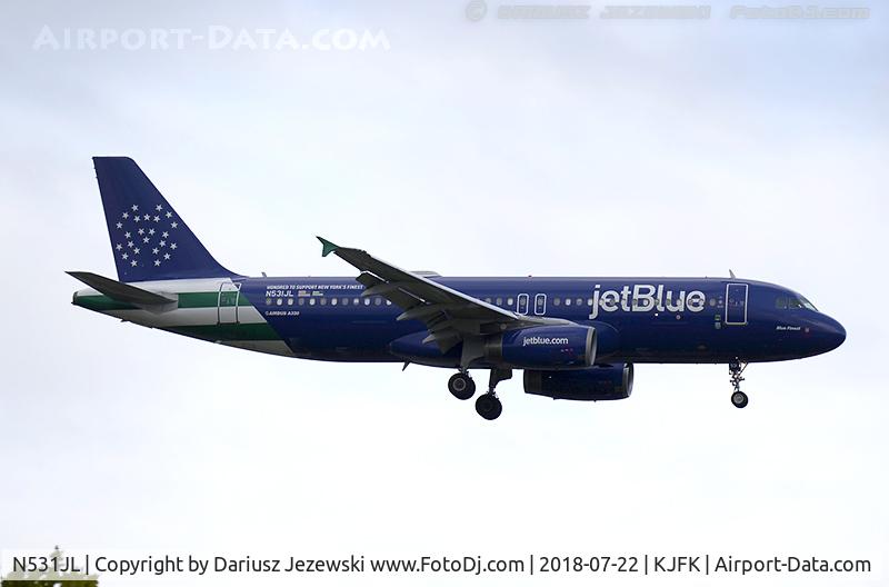 N531JL, 2001 Airbus A320-232 C/N 1650, Airbus A320-232 