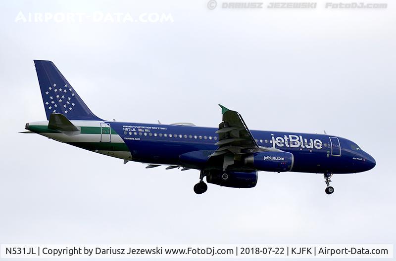 N531JL, 2001 Airbus A320-232 C/N 1650, Airbus A320-232 