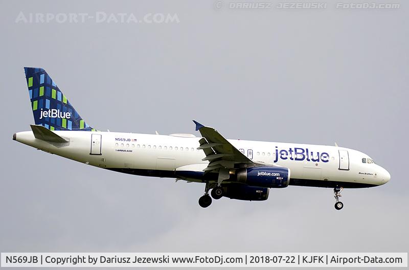 N569JB, 2003 Airbus A320-232 C/N 2075, Airbus A320-232 