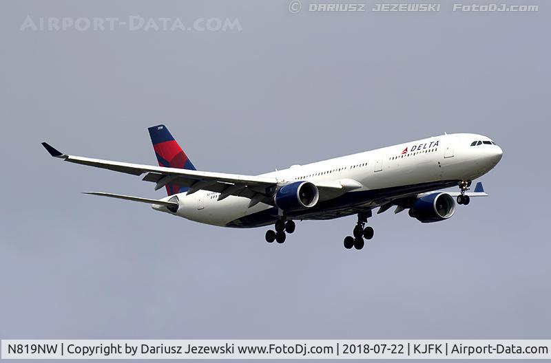 N819NW, 2007 Airbus A330-323 C/N 0858, Airbus A330-323 - Delta Air Lines  C/N 858, N819NW