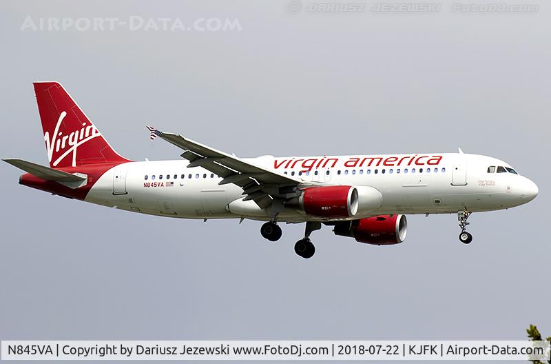 N845VA, 2011 Airbus A320-214 C/N 4867, Airbus A320-214 - Virgin America  C/N 4867, N845VA
