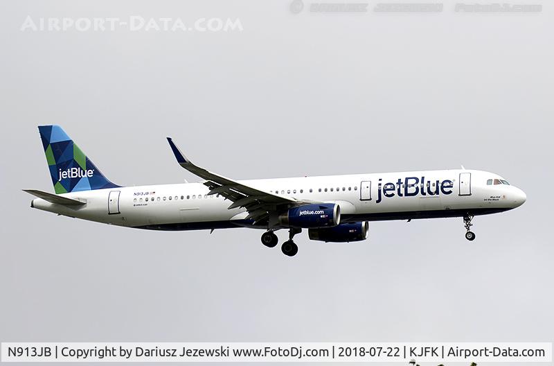 N913JB, 2013 Airbus A321-231 C/N 5909, Airbus A321-231 