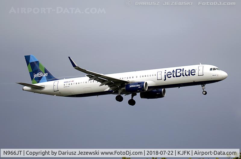 N966JT, 2016 Airbus A321-231 C/N 7230, Airbus A321-231 