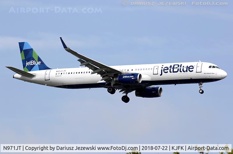 N971JT, 2016 Airbus A321-231 C/N 7390, Airbus A321-231 