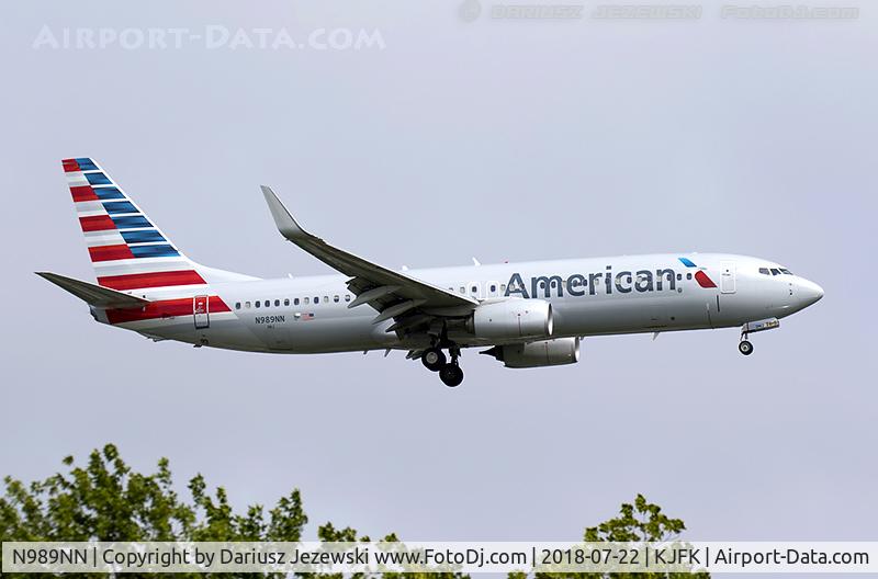 N989NN, 2016 Boeing 737-823 C/N 33338, Boeing 737-823 - American Airlines  C/N 33338, N989NN