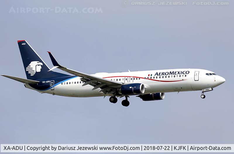 XA-ADU, 2017 Boeing 737-852 C/N 61799, Boeing 737-852 - AeroMexico  C/N 61799, XA-ADU