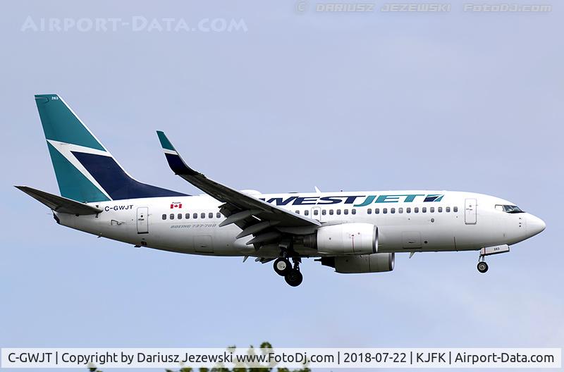 C-GWJT, 2011 Boeing 737-7CT C/N 40338, Boeing 737-7CT - WestJet  C/N 40338, C-GWJT