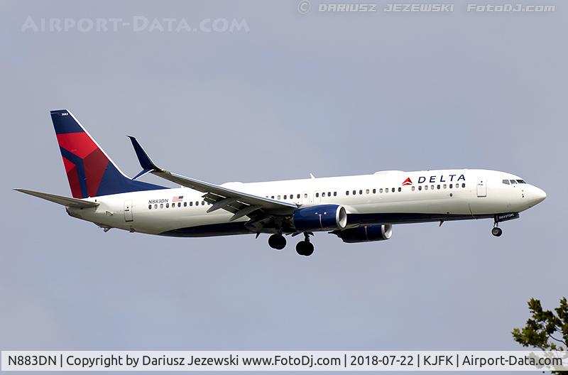 N883DN, 2017 Boeing 737-932/ER C/N 31993, Boeing 737-932/ER - Delta Air Lines  C/N 31993, N883DN