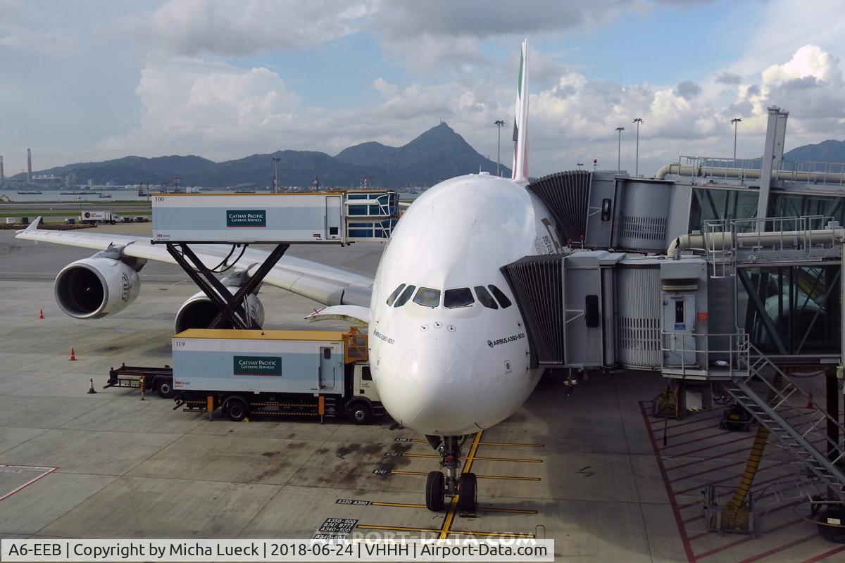 A6-EEB, 2012 Airbus A380-861 C/N 109, At Hong Kong