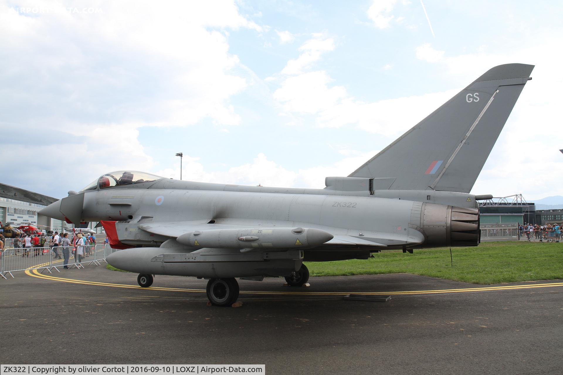 ZK322, 2011 Eurofighter EF-2000 Typhoon FGR4 C/N BS083/319, Air power static display