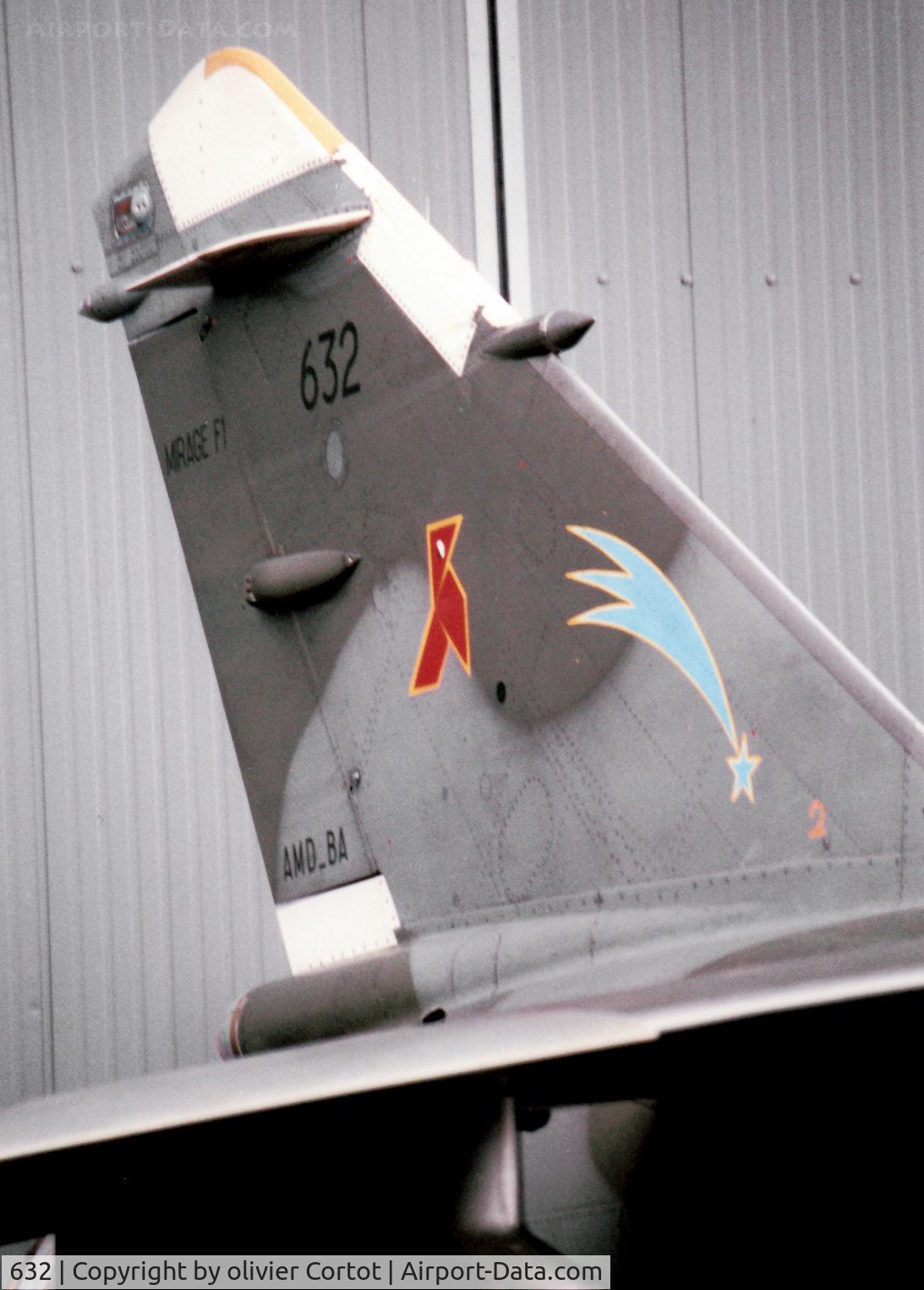 632, Dassault Mirage F.1CR C/N Not found 632, Colmar airshow 1998