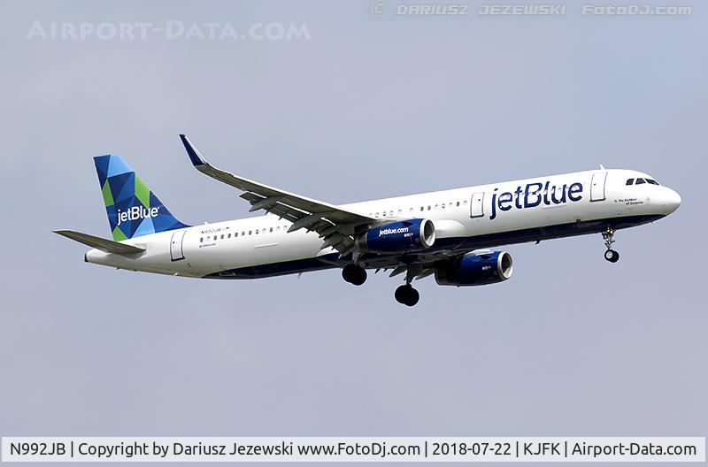 N992JB, 2018 Airbus A321-231 C/N 8178, Airbus A321-231 