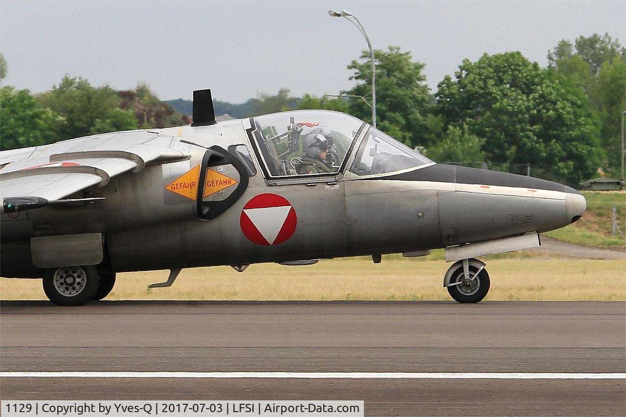 1129, Saab 105OE C/N 105429, Saab 105OE, Taxiing to holding point rwy 29, St Dizier-Robinson Air Base 113 (LFSI) Open day 2017