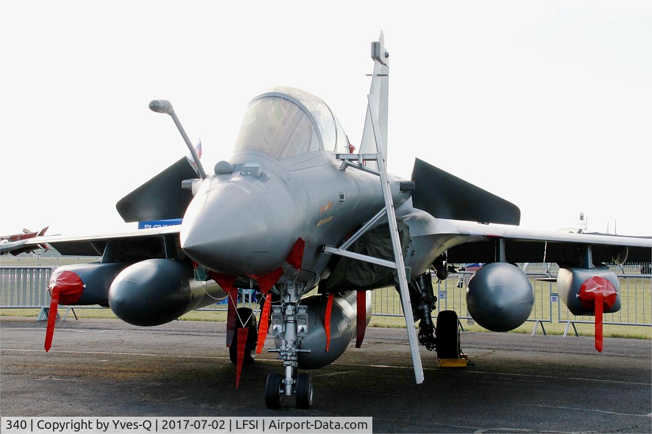 340, Dassault Rafale B C/N 340, Dassault Rafale B, Static display, St Dizier-Robinson Air Base 113 (LFSI) Open day 2017