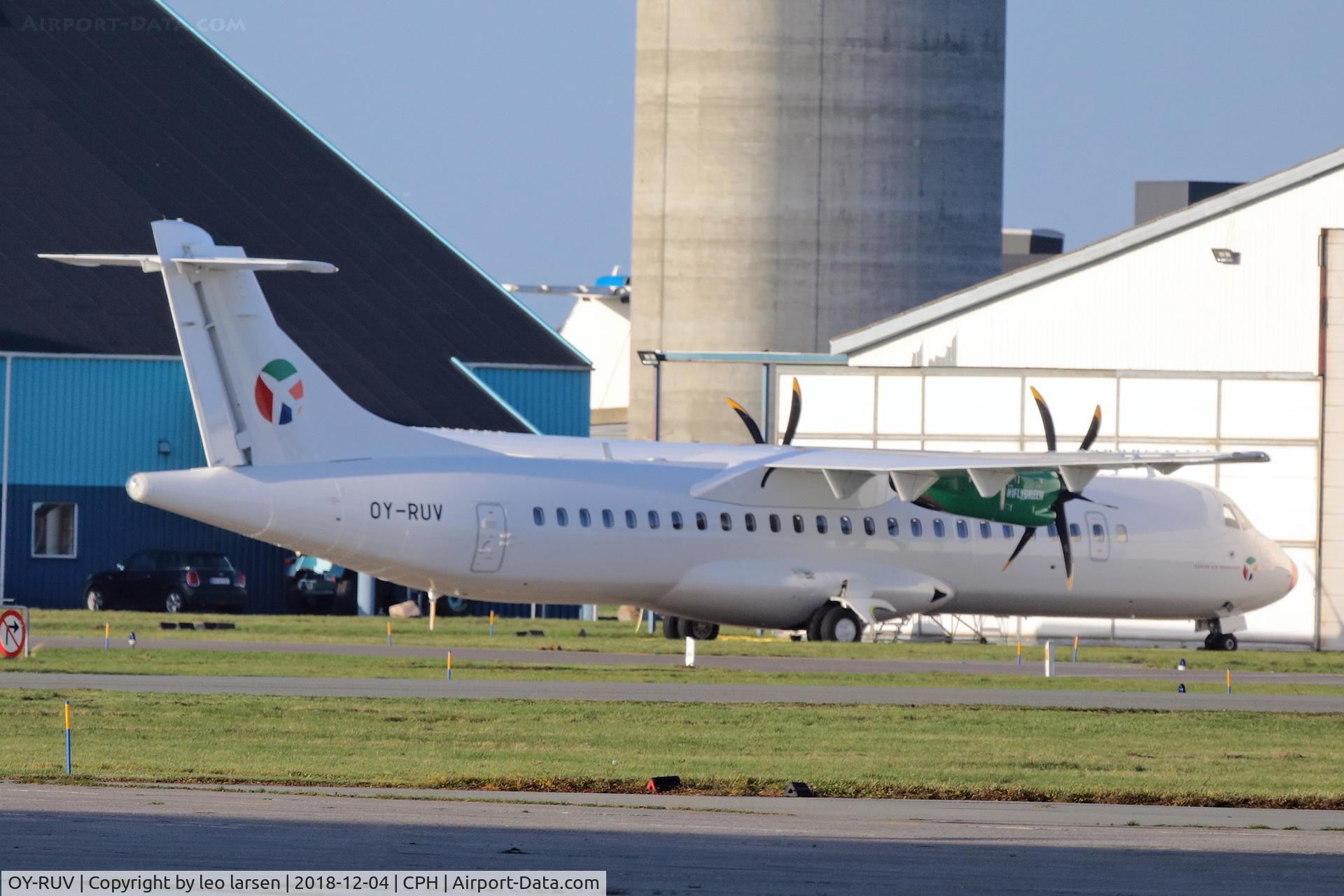 OY-RUV, 2018 ATR 72-600 C/N 1527, Copenhagen 4.12.2018