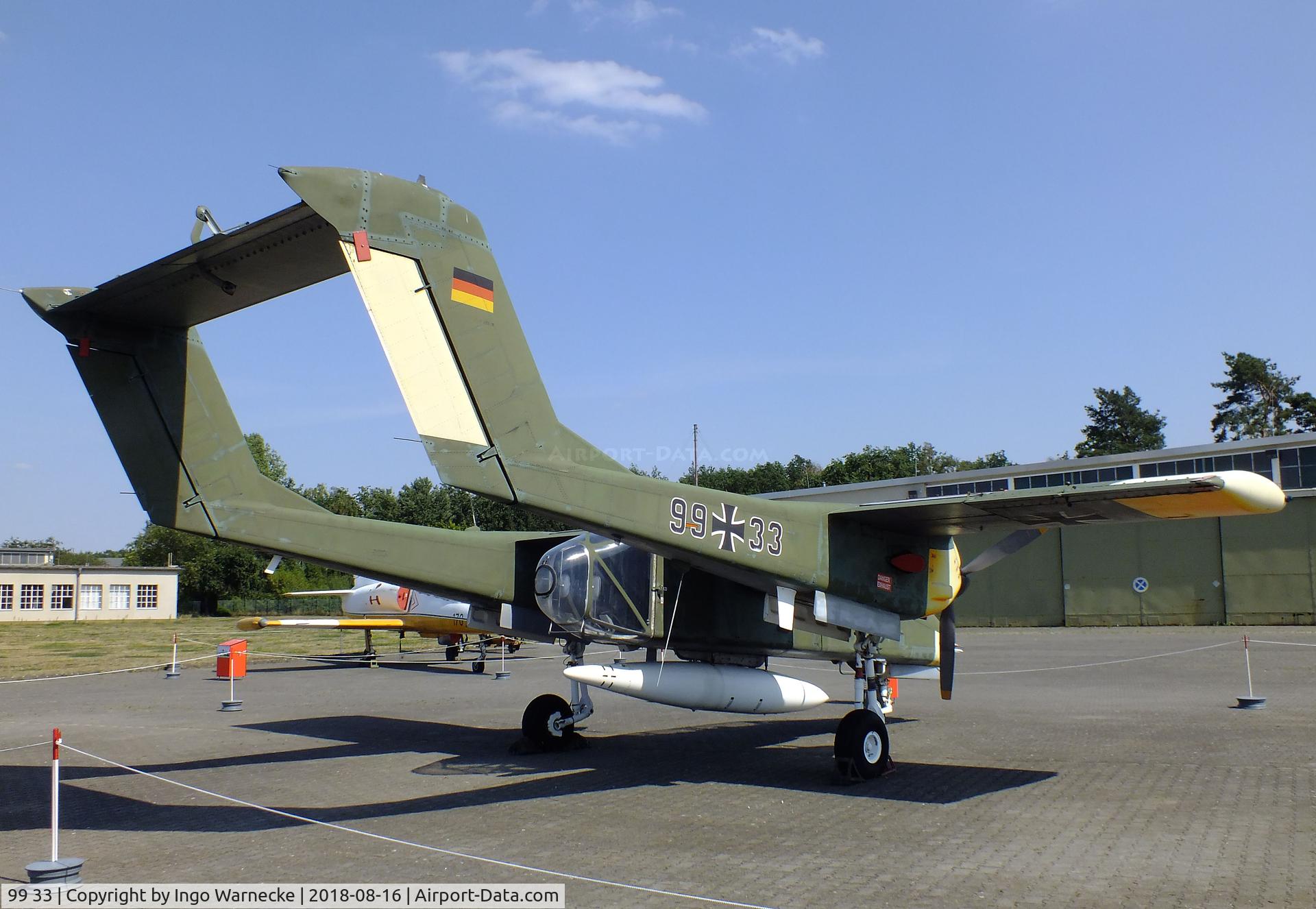 99 33, 1971 North American OV-10B Bronco C/N 338-18, North American OV-10B Bronco at the Luftwaffenmuseum (German Air Force museum), Berlin-Gatow
