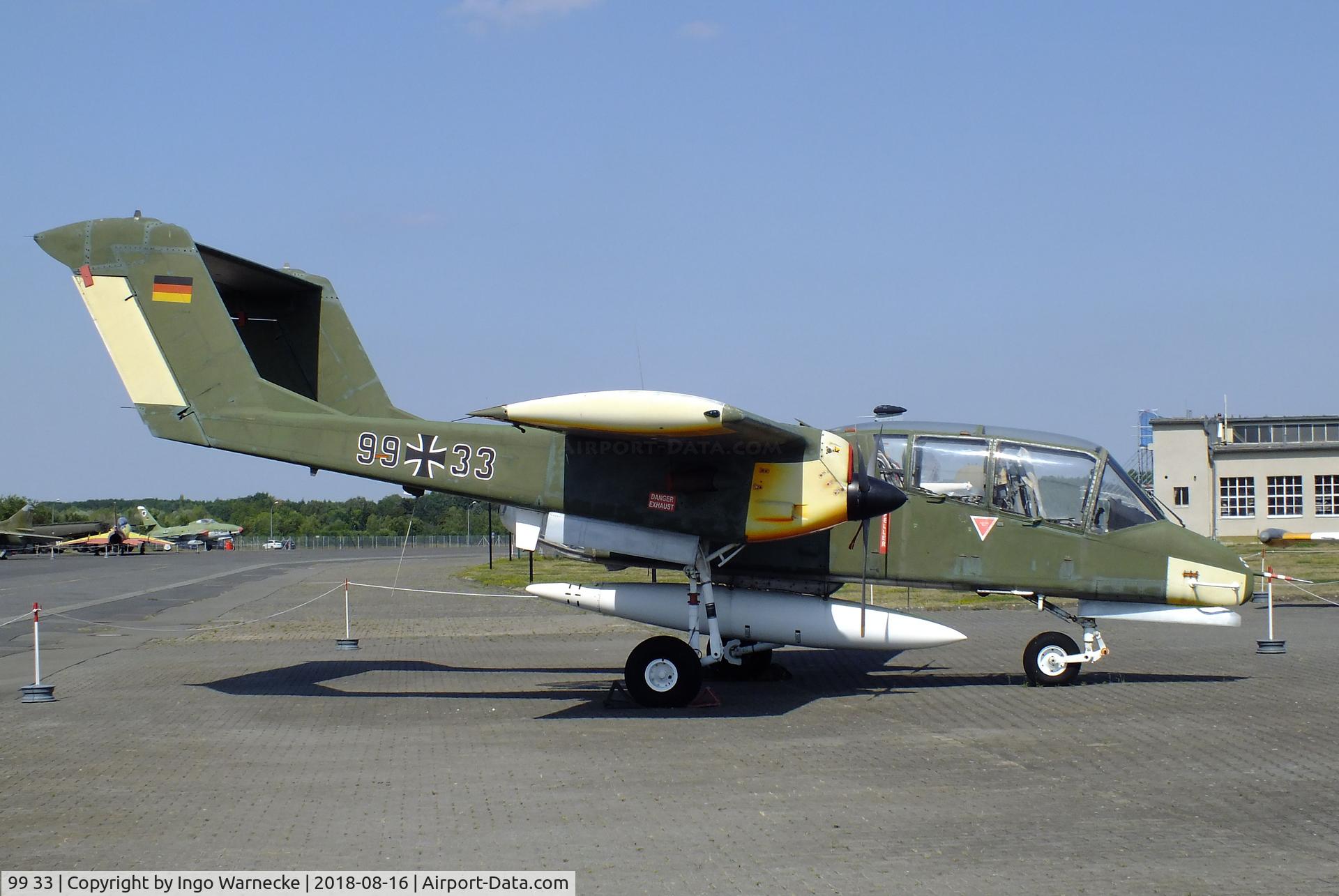 99 33, 1971 North American OV-10B Bronco C/N 338-18, North American OV-10B Bronco at the Luftwaffenmuseum (German Air Force museum), Berlin-Gatow