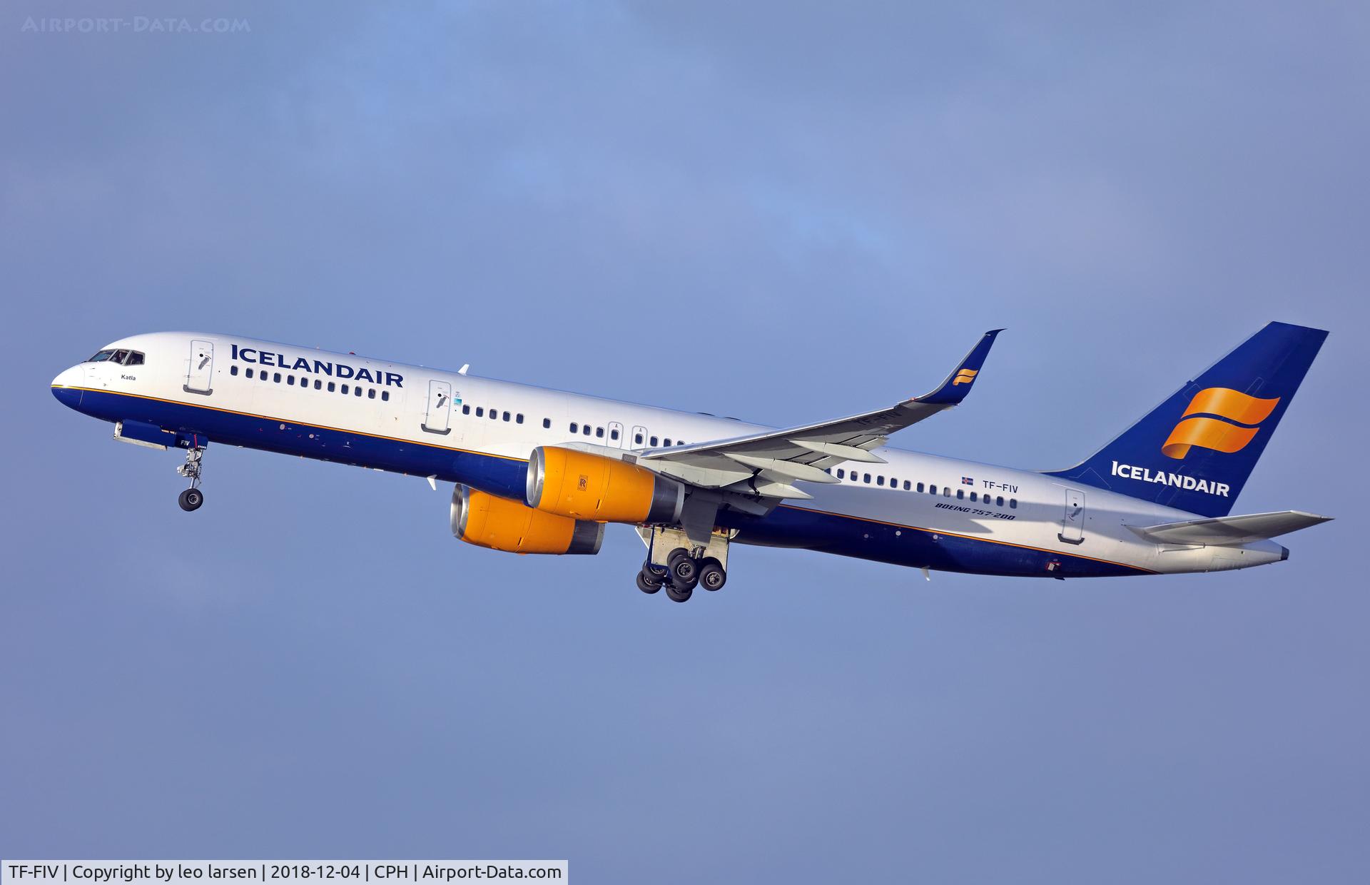 TF-FIV, 2001 Boeing 757-208 C/N 30424, Copenhagen 4.12.2018