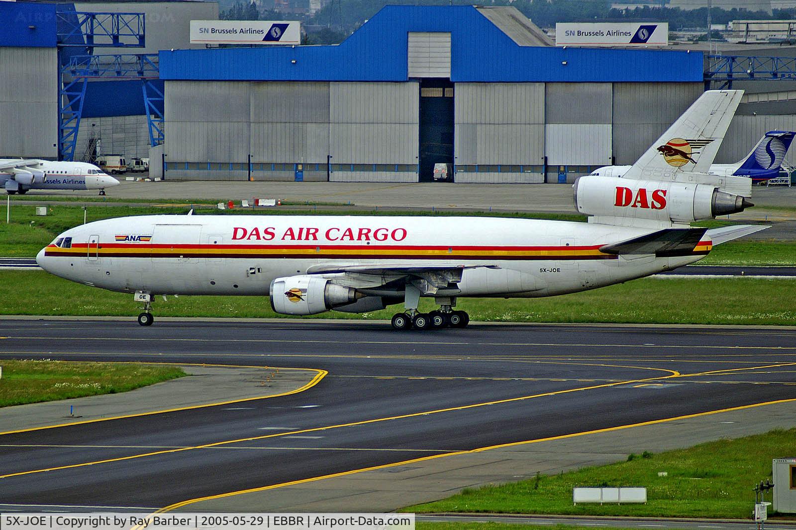 5X-JOE, 1973 Douglas DC-10-30CF C/N 47906, 5X-JOE   McDonnell-Douglas DC-10-30CF [47906] (DAS Air Cargo) Brussels National~OO 29/05/2006