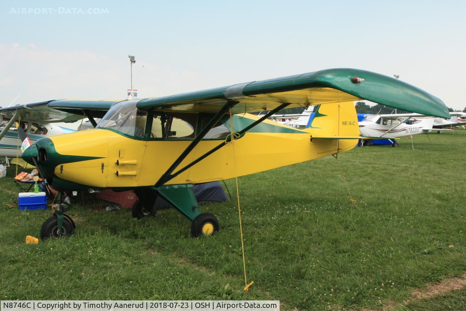 N8746C, 1953 Piper PA-22-135 Tri-Pacer C/N 22-1398, 1953 Piper PA-22-135, c/n: 22-1398