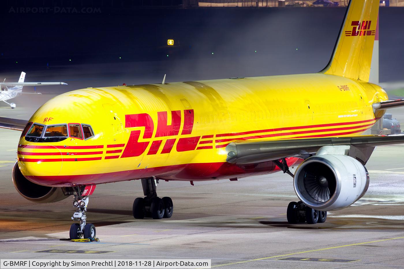 G-BMRF, 1988 Boeing 757-236/SF C/N 24101, G-BMRF @ Linz Airport