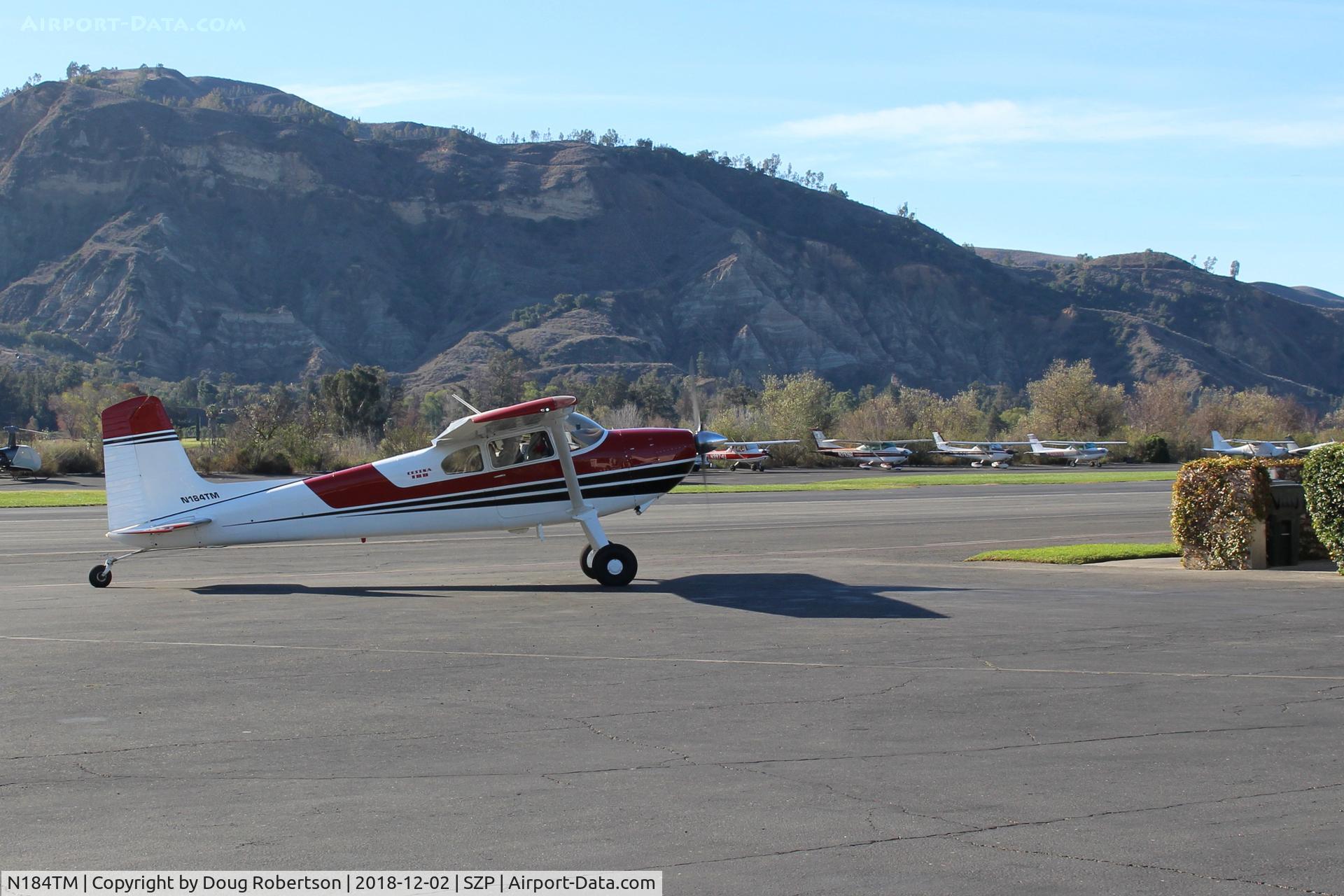 N184TM, 1956 Cessna 180 C/N 32302, 1956 Cessna 180, Continental TSIO-520 285 Hp turbo big upgrade, taxi to Fuel Dock