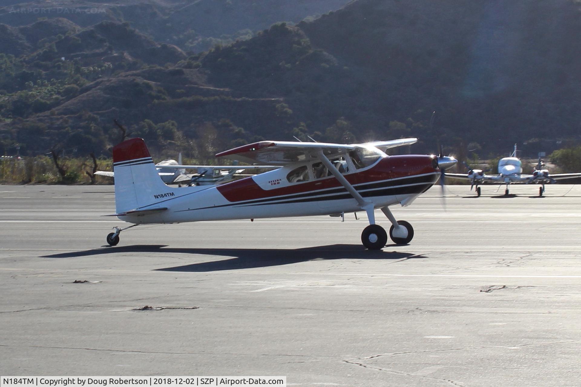 N184TM, 1956 Cessna 180 C/N 32302, 1956 Cessna 180, Continental TSIO-520 285 Hp big turbo upgrade, taxi to Fuel Dock