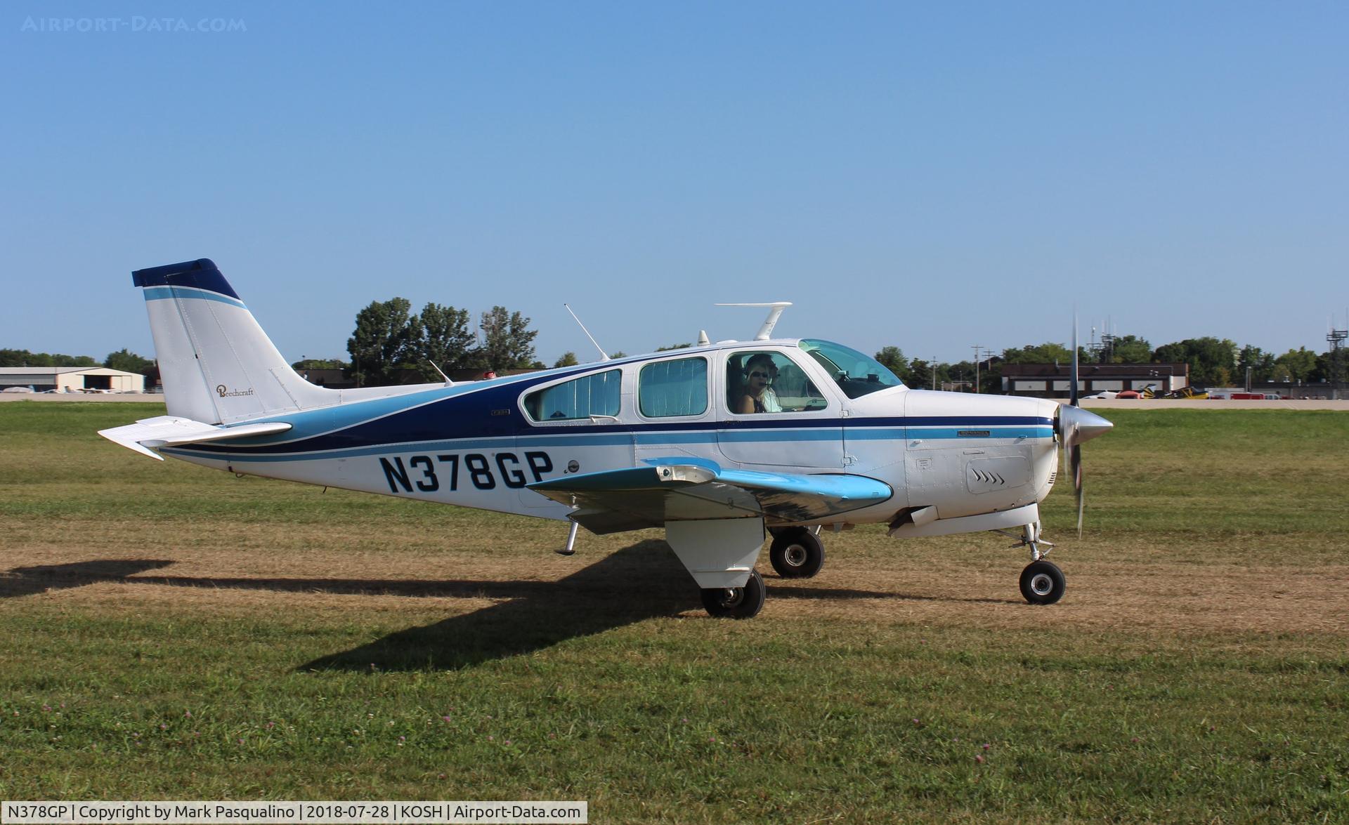 N378GP, 1975 Beech F33A Bonanza C/N CE-602, Beech F33A