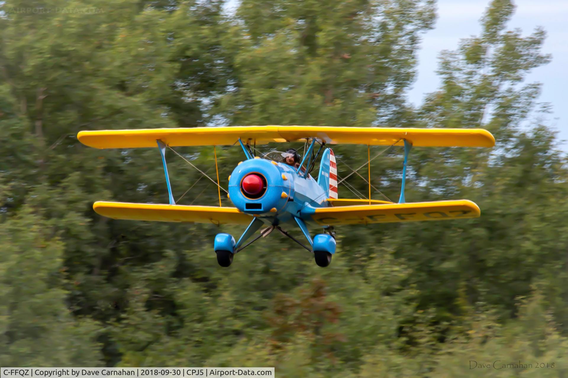 C-FFQZ, 1989 Murphy Renegade Spirit C/N 051, Landing runway 09 at Oak Hills Flying Club, Stirling, Ontario, Canada