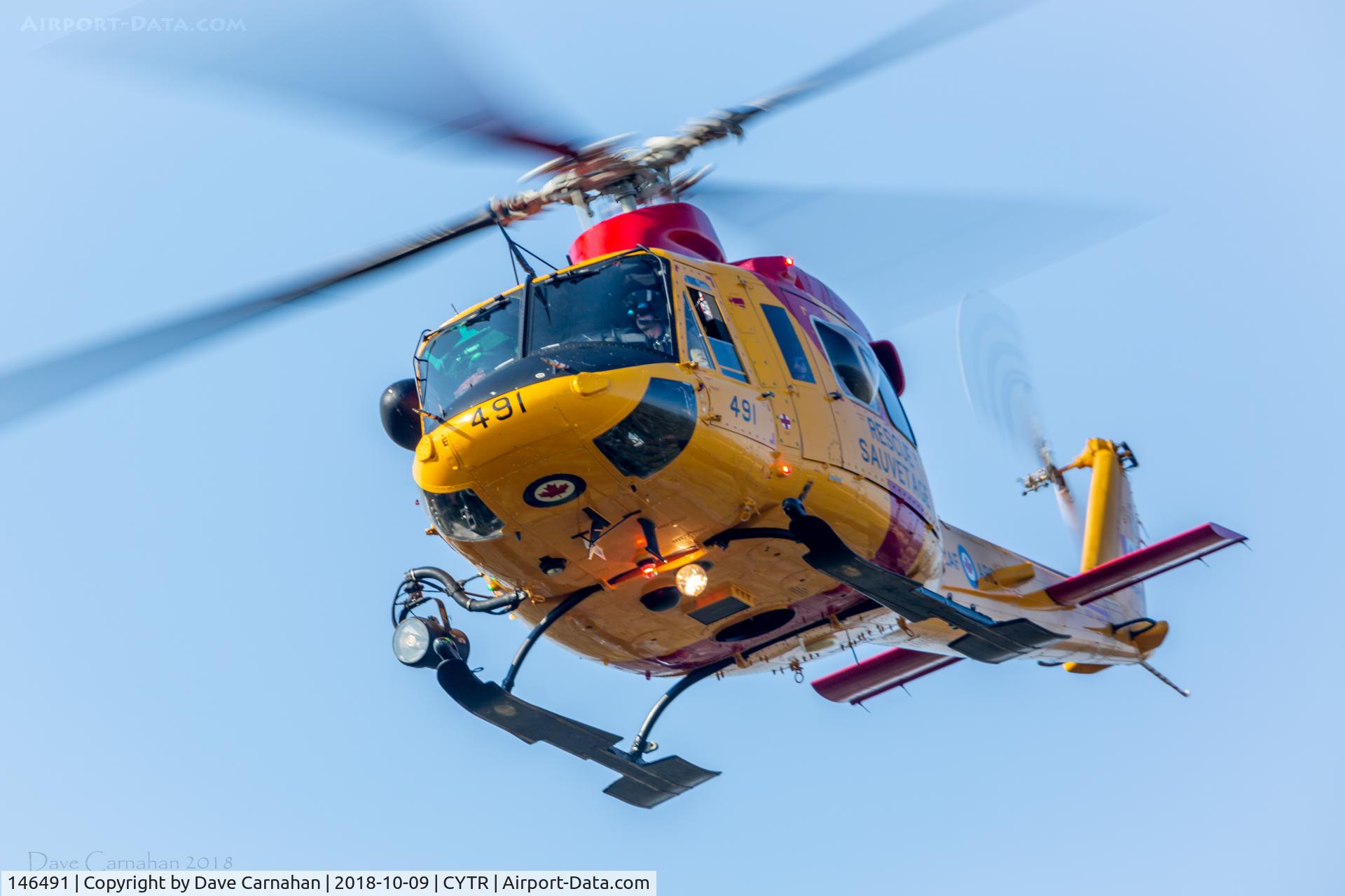 146491, Bell CH-146 Griffon C/N 46491, Search and Rescue practice over Baker's Island, CFB Trenton, Ontario, Canada