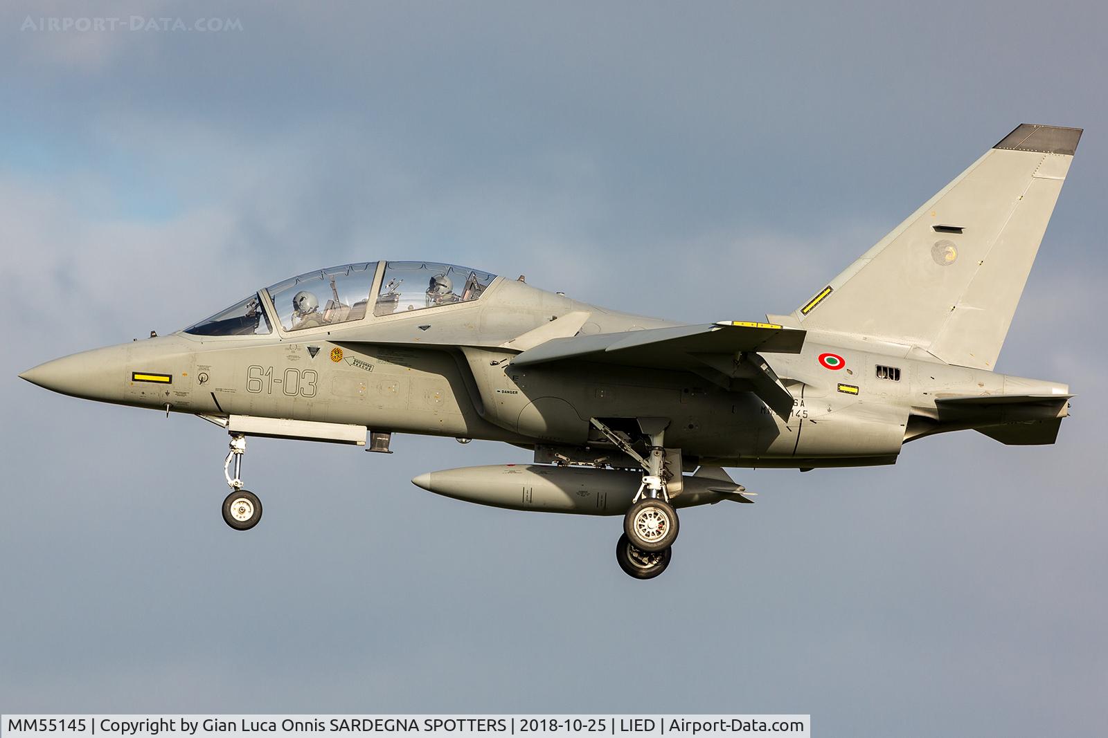 MM55145, Alenia Aermacchi T-346A Master C/N 7022, landing 35r