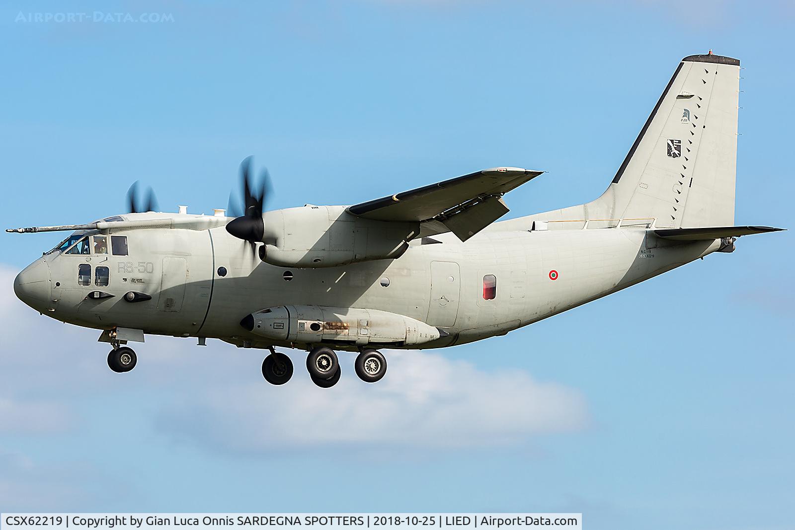CSX62219, Alenia C-27J Spartan C/N 4119, LANDING 35R