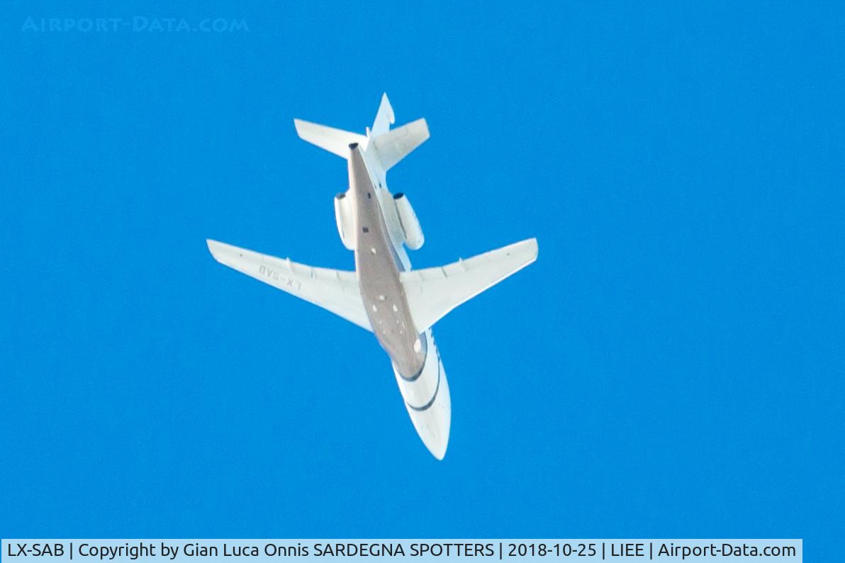 LX-SAB, 2008 Dassault Falcon 900DX C/N 619, TAKEOFF 32L