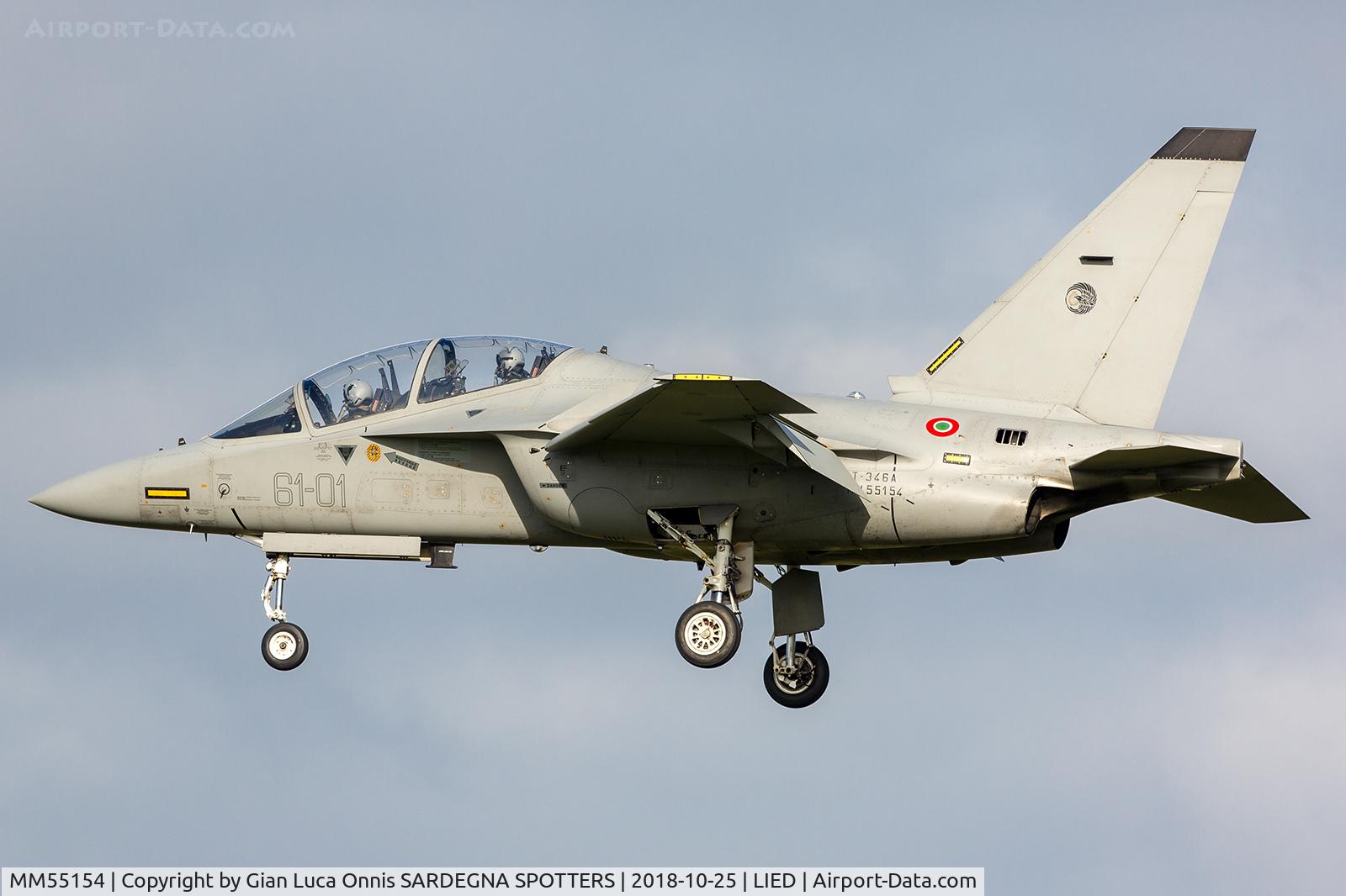 MM55154, Alenia Aermacchi T-346A Master C/N 7025, LANDING 35R