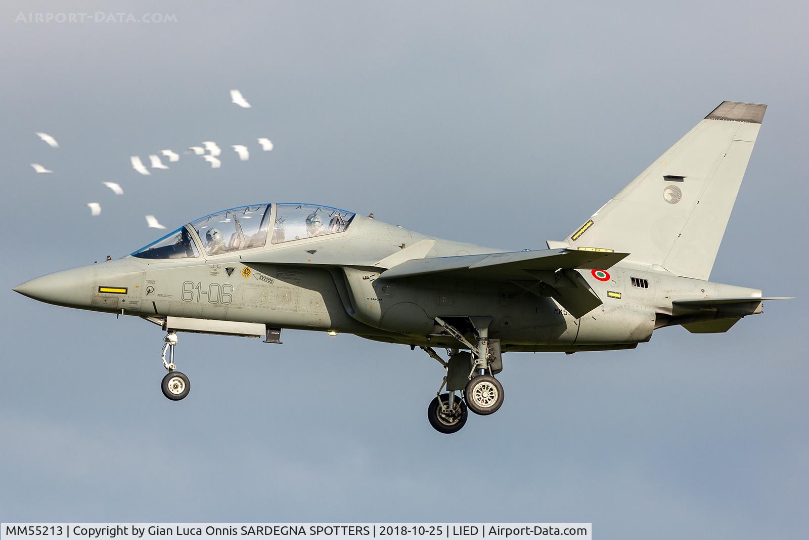 MM55213, Alenia Aermacchi T-346A Master C/N 7084/B0008/0052, LANDING 35R